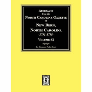 Historic North Carolina Gazette book cover.
