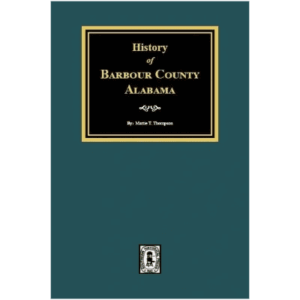 Book cover: History of Barbour County, Alabama.