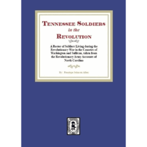 Blue book cover, "Tennessee Soldiers in Revolution".