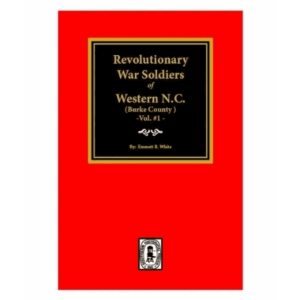 Red book cover, Revolutionary War Soldiers, Volume 1.