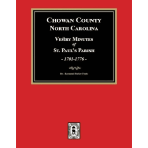 Red book cover, Chowan County historical minutes.