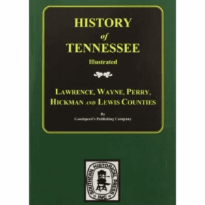 History of Tennessee book cover.