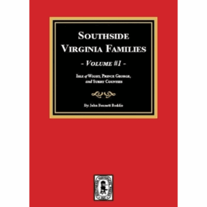 Red book cover, "Southside Virginia Families, Volume II".
