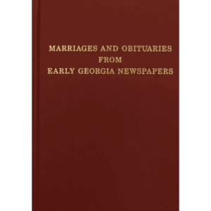 Red book titled "Marriages and Obituaries.