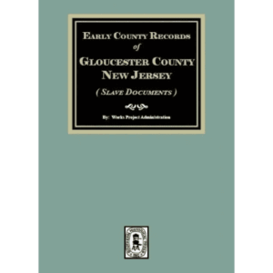 Book cover, early Gloucester County records.