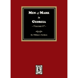 Red book cover, "Men of Mark Georgia.