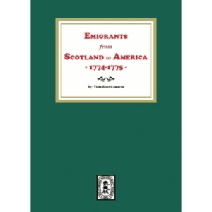 Book cover: Emigrants from Scotland to America.