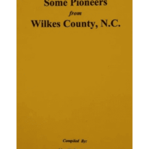 Yellow book cover titled "Some Pioneers.