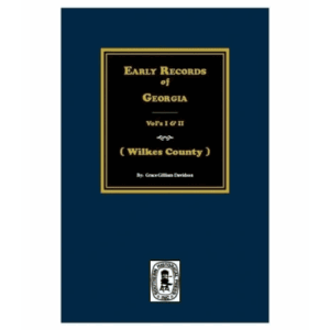 Early Records of Georgia book cover.