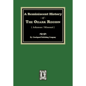 Green book cover, "The Ozark Region" title.