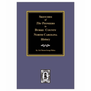 Book cover of Burke County history.