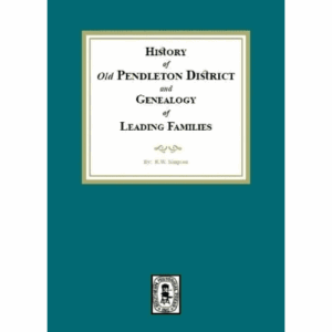 Blue book cover with genealogy title text.