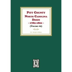 Book cover, "Pitt County North Carolina Deeds".