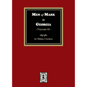 Red book cover, "Men of Mark in Georgia.