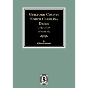 Guilford County Deeds book cover image.