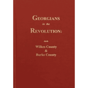 Red book cover titled "Georgians in the Revolution".