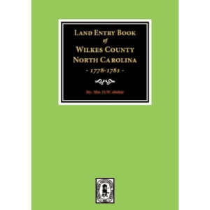 Green book cover, Wilkes County land records.