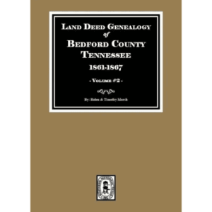 Land deed book cover, Bedford County, Tennessee.