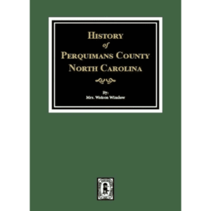 Book cover: History of Perquimans County, North Carolina.