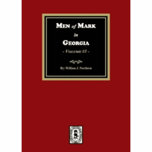 Red book cover, "Men of Mark in Georgia.