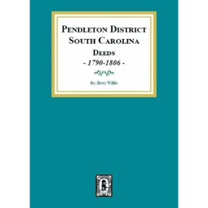 Pendleton District Deeds book cover image.