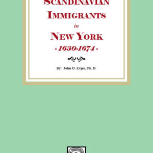 Cover of a historical book on Scandinavian immigrants in New York from 1630 to 1974.